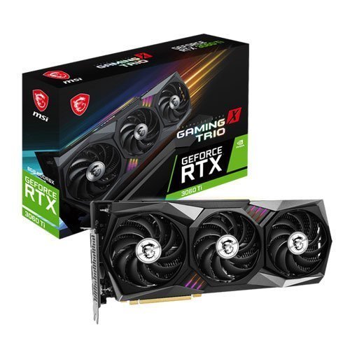 MSI GeForce RTX 3060 TI Gaming x Trio 8GB GDDR6X Graphics Card - BaduDeal