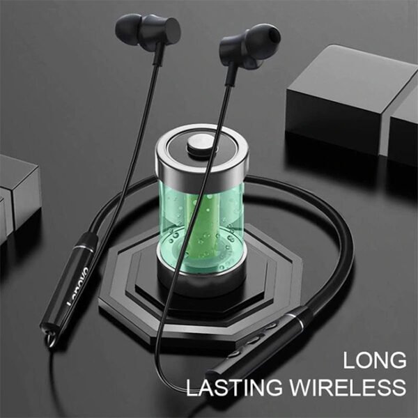 Lenovo QE03 Bluetooth Neckband Earphones - Image 6