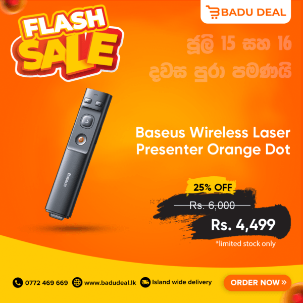 Baseus Wireless Laser Presenter Orange Dot