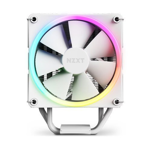 NZXT T120 RGB High-Performance CPU Air Cooler – White (1Y) - BaduDeal