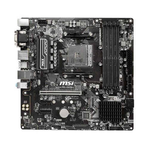 MSI B450M Pro-VDH DDR4 MAX Motherboard (3Y) - Image 2