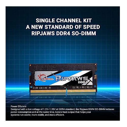 G-SKILL RIPJAWS 8GB DDR4 3200Mhz SO-DIMM Laptop Memory - Image 2