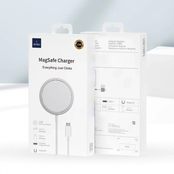 WiWU Magnetic 15W Wireless Charger (6M)