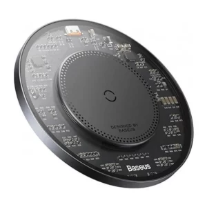 Baseus Simple 2 15W Wireless Charger Cluster Black With Type-C To C Cable