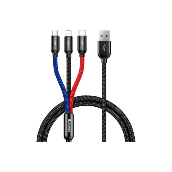 Baseus Three Primary Colors 3-in-1 Cable