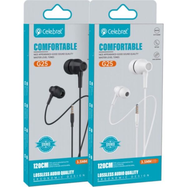 Celebrat G25 Stereo Earphone - Image 2