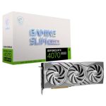 MSI GEFORCE RTX 4070 SUPER GAMING X 12GB GDDR6X SLIM WHITE GRAPHICS CARD (3Y)