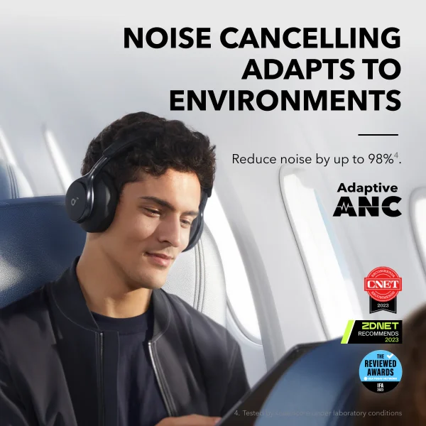 Anker Space One - Active Noise Cancelling Headphones (6M) - Image 6