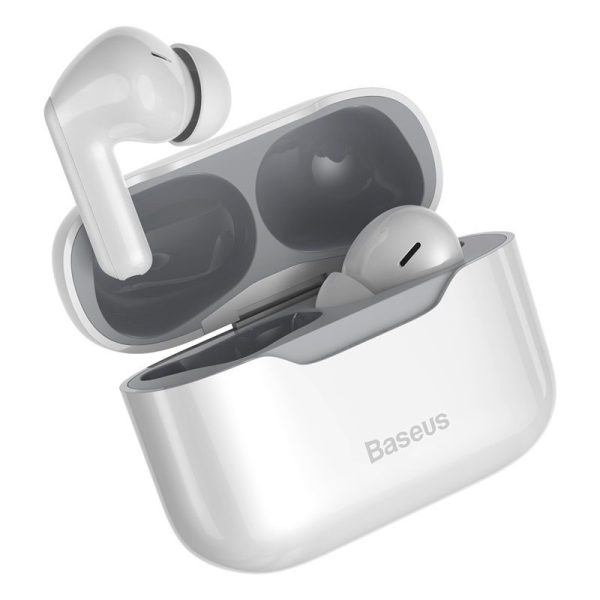 Baseus SIMU S1 ANC Wireless Earbuds - White (6M)