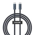 Baseus 240W 1m Type-C to Type-C Flash Series 2 USB4 Full Featured Data Cable - Cluster Black (6M)