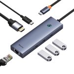 Baseus 6-Port Type-C HUB Flite Series Docking Station (6M)