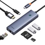 Baseus 7-Port HUB Flite Series Docking Station – Space Grey (6M)