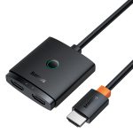 Baseus AirJoy Series 2-in-1 Bidirectional HDMI Switch - 1m HDMI Cable (6M)
