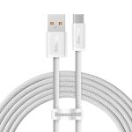 Baseus Dynamic Series 2m 100W USB to Type-C Fast Charging Data Cable - White (6M)