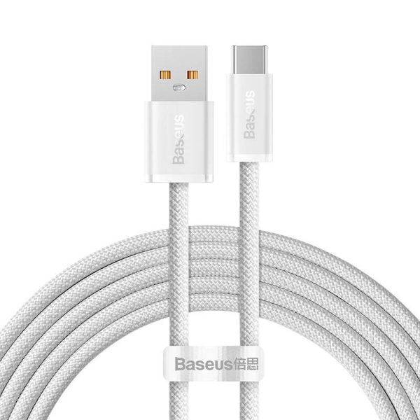 Baseus Dynamic Series 2m 100W USB to Type-C Fast Charging Data Cable - White (6M)