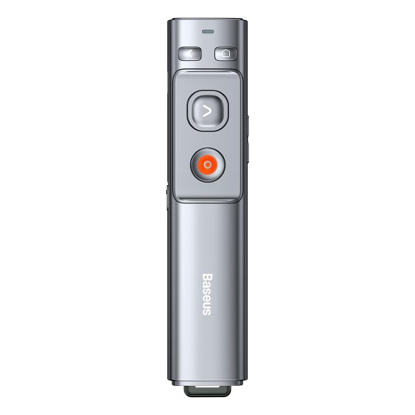 Baseus Orange Dot Rechargeable Wireless Presenter (Red Laser) Grey (6M) - Image 7