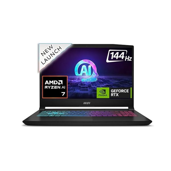 MSI KATANA A15 AI B8VF-436LK RYZEN 7-8845HS | 16GB | 512SSD | RTX4060 8GB | 15.6'' FHD IPS 144Hz | W11| Black (2Y)