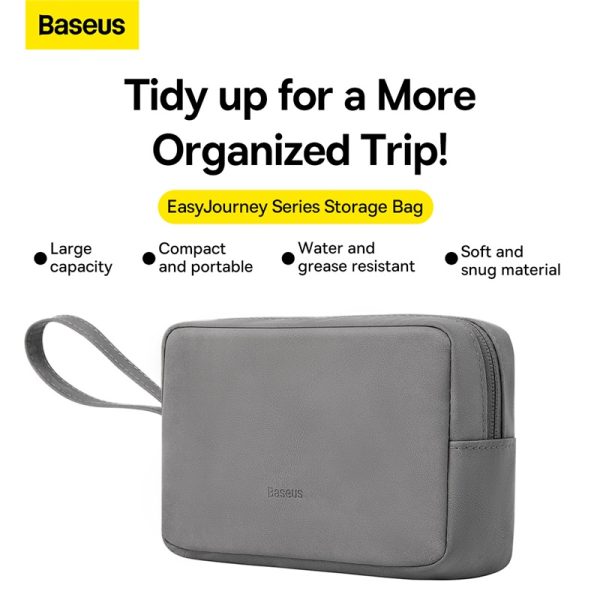 Baseus Easy Journey Series Storage Bag - Dark Gray - Image 2