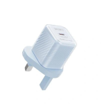 WIWU Wi-U016 Jello 20W PD Gan Fast Charger 3 Pin - White (6M)