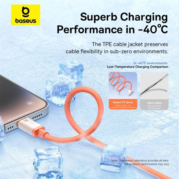 Baseus 0℃ Series 1m USB to Lightning Fast Charging Data Cable