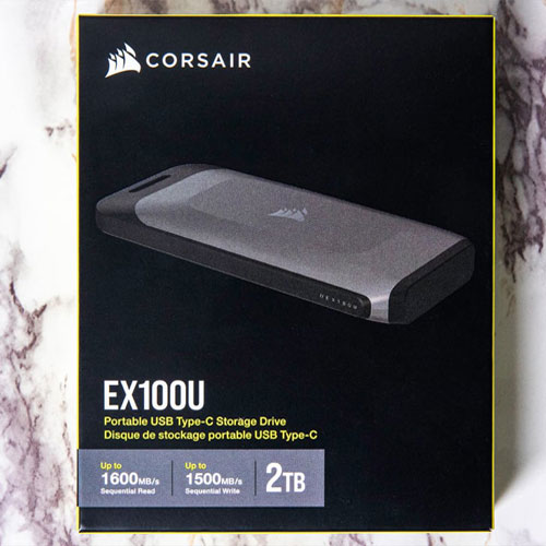 Corsair EX100U 4TB Type-C Portable SSD (3Y) - Image 2