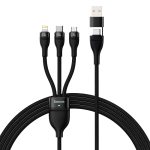 Baseus Flash Series Ⅱ Two-for-three Charging Cable U+C to M+L+C 100W - 1.2m (6M)