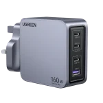 UGREEN Nexode Pro 160W 4-Port GaN Fast Charger with 1.5M 240W C to C Cable - 25878 (1Y)