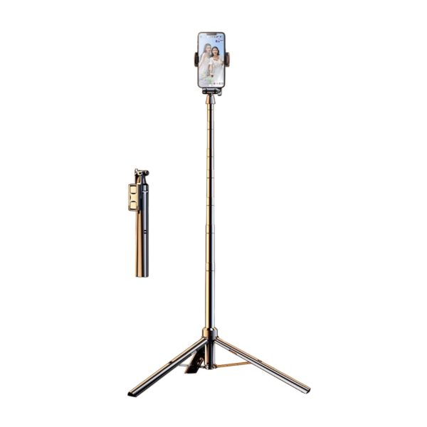 Rtako ZP220 2.1m Ultra Wide Angle Selfie Stick With Bluetooth Remote - Image 2