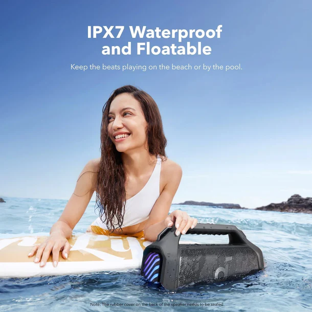 Anker Soundcore Boom 2 Plus Portable Bluetooth Speaker – 140 W Max Bass, IPX7 Waterproof - Image 3