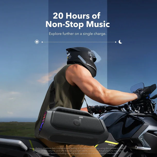 Anker Soundcore Boom 2 Plus Portable Bluetooth Speaker – 140 W Max Bass, IPX7 Waterproof - Image 4
