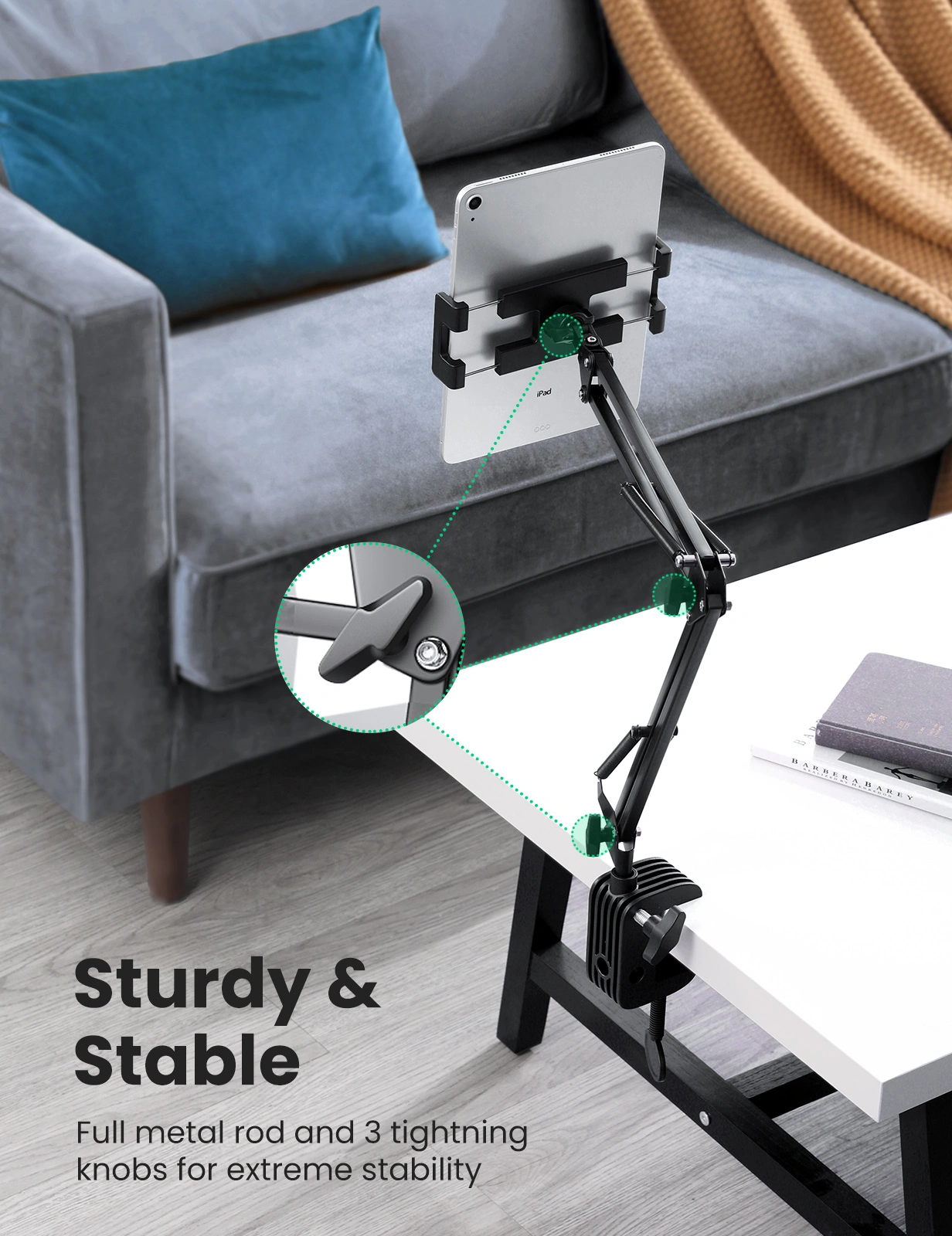 Ugreen 50394 Universal Holder With Folding Long Arm LP142 - Image 5