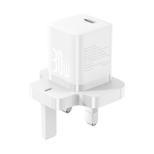 Baseus 30W Type-C GaN5 Mini Fast Charger - White
