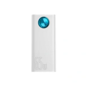 Baseus Amblight 65W 30000mAh Digital Display Quick Charge Power Bank - White